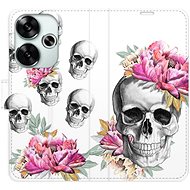iSaprio Flip case Crazy Skull for Poco F6 - Phone Cover