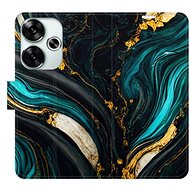 iSaprio Flip case Dark Paint for Poco F6 - Phone Cover