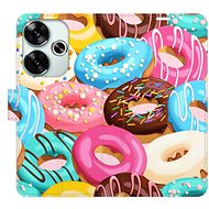iSaprio Flip Case Donuts Pattern 02 for Poco F6 - Phone Cover