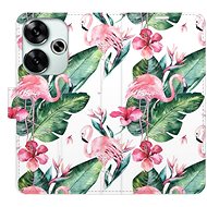 iSaprio Flip Case Flamingos Pattern for Poco F6 - Phone Cover