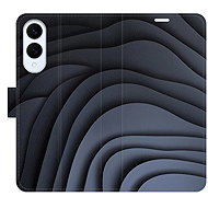 iSaprio Flip case Dark Waves for Samsung Galaxy S25 Edge - Phone Case