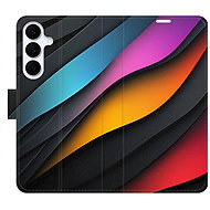 iSaprio Flip case colour Waves for Samsung Galaxy S25 FE - Phone Case