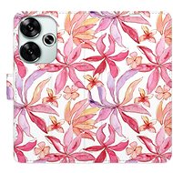 iSaprio Flip Case Flower Pattern 10 for Poco F6 - Phone Cover