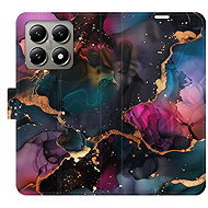 iSaprio Flip case Dark Marble for Xiaomi 14T - Phone Case