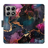 iSaprio Flip Case Dark Marble for Xiaomi 14T Pro - Phone Case