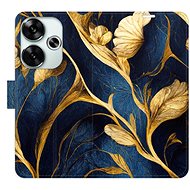 iSaprio Flip case GoldBlue for Poco F6 - Phone Cover