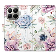 iSaprio Flip Case Succulents Pattern for Xiaomi 15T Pro - Phone Case