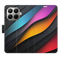 iSaprio Flip case colour Waves for Xiaomi 15T Pro - Phone Case