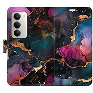 iSaprio Flip case Dark Marble for Xiaomi Redmi 15 - Phone Case