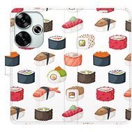 iSaprio Flip Case Sushi Pattern 02 for Poco F6 - Phone Cover