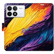 iSaprio Flip Case Fire Paint for Poco F6 Pro - Phone Cover