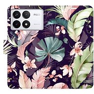 iSaprio Flip Case Flower Pattern 08 for Poco F6 Pro - Phone Cover