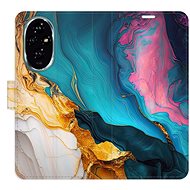 iSaprio Flip case Colourful Marble for Honor 200 - Phone Case
