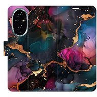 iSaprio Flip Case Dark Marble for Honor 200 - Phone Case