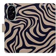 iSaprio Flip Case Zebra Black 02 for Honor 200 - Phone Case