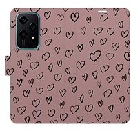 iSaprio Flip case Heart Dark 02 for Honor 200 Lite - Phone Case