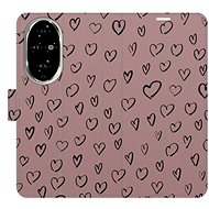iSaprio Flip case Heart Dark 02 for Honor 200 Pro - Phone Case