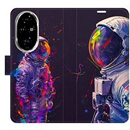 iSaprio Flip Case Neon Astronaut 02 for Honor 200 Pro - Phone Case