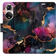iSaprio Flip case Dark Marble for Honor 50 / Nova 9 - Phone Case