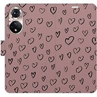 iSaprio Flip case Heart Dark 02 for Honor 50 / Nova 9 - Phone Case