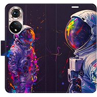 iSaprio Flip Case Neon Astronaut 02 for Honor 50 / Nova 9 - Phone Case