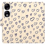 iSaprio Flip case Heart Light 02 for Honor 90 5G - Phone Case