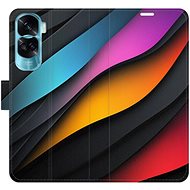 iSaprio Flip Case Color Waves for Honor 90 Lite 5G - Phone Case