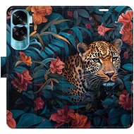 iSaprio Flip Case Flower Jaguar 02 for Honor 90 Lite 5G - Phone Case
