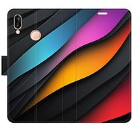 iSaprio Flip case Color Waves for Huawei P20 Lite - Phone Case