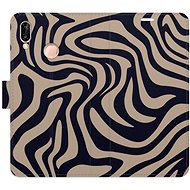 iSaprio Flip case Zebra Black 02 for Huawei P20 Lite - Phone Case