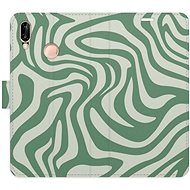 iSaprio Flip case Zebra Green 02 for Huawei P20 Lite - Phone Case