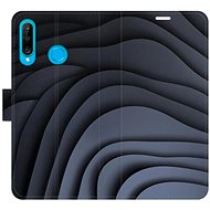iSaprio Flip case Dark Waves for Huawei P30 Lite - Phone Case