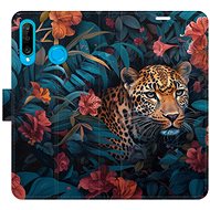 iSaprio Flip case Flower Jaguar 02 for Huawei P30 Lite - Phone Case