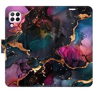 iSaprio Flip case Dark Marble for Huawei P40 Lite - Phone Case