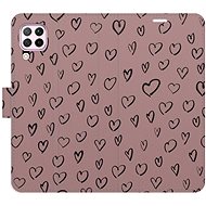 iSaprio Flip case Heart Dark 02 for Huawei P40 Lite - Phone Case
