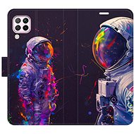 iSaprio Flip Case Neon Astronaut 02 for Huawei P40 Lite - Phone Case