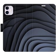 iSaprio Flip Case Dark Waves for iPhone 11 - Phone Case
