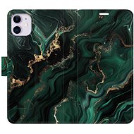 iSaprio Flip Case Emerald 02 for iPhone 11 - Phone Case