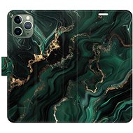 iSaprio Flip Case Emerald 02 for iPhone 11 Pro - Phone Case