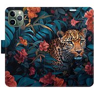 iSaprio Flip Case Flower Jaguar 02 for iPhone 11 Pro - Phone Case