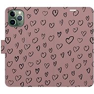 iSaprio Flip Case Heart Dark 02 for iPhone 11 Pro - Phone Case