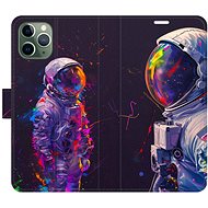 iSaprio Flip Case Neon Astronaut 02 for iPhone 11 Pro - Phone Case