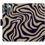 iSaprio Flip Case Zebra Black 02 for iPhone 11 Pro - Phone Case
