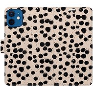 iSaprio Flip Case Dotted 02 for iPhone 12 mini - Phone Case