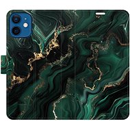 iSaprio Flip Case Emerald 02 for iPhone 12 mini - Phone Case