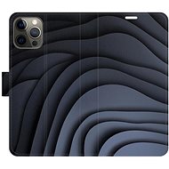 iSaprio Flip Case Dark Waves for iPhone 12/12 Pro - Phone Case