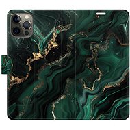 iSaprio Flip Case Emerald 02 for iPhone 12/12 Pro - Phone Case