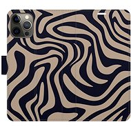 iSaprio Flip Case Zebra Black 02 for iPhone 12/12 Pro - Phone Case