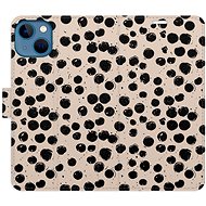 iSaprio Flip Case Dotted 02 for iPhone 13 - Phone Case
