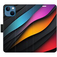 iSaprio Flip Case Color Waves for iPhone 13 mini - Phone Case